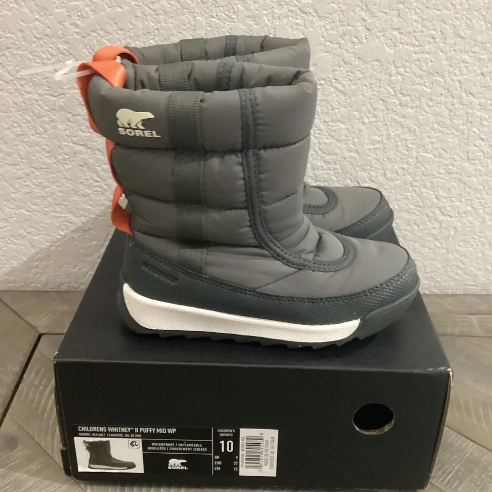 SOREL Whitney II Puffy Waterproof Boot (Toddler Kid), size 10 M